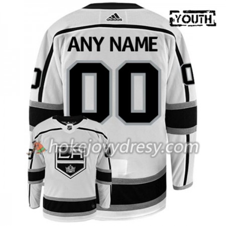 Dětské Hokejový Dres Los Angeles Kings Personalizované Adidas Bílá Authentic